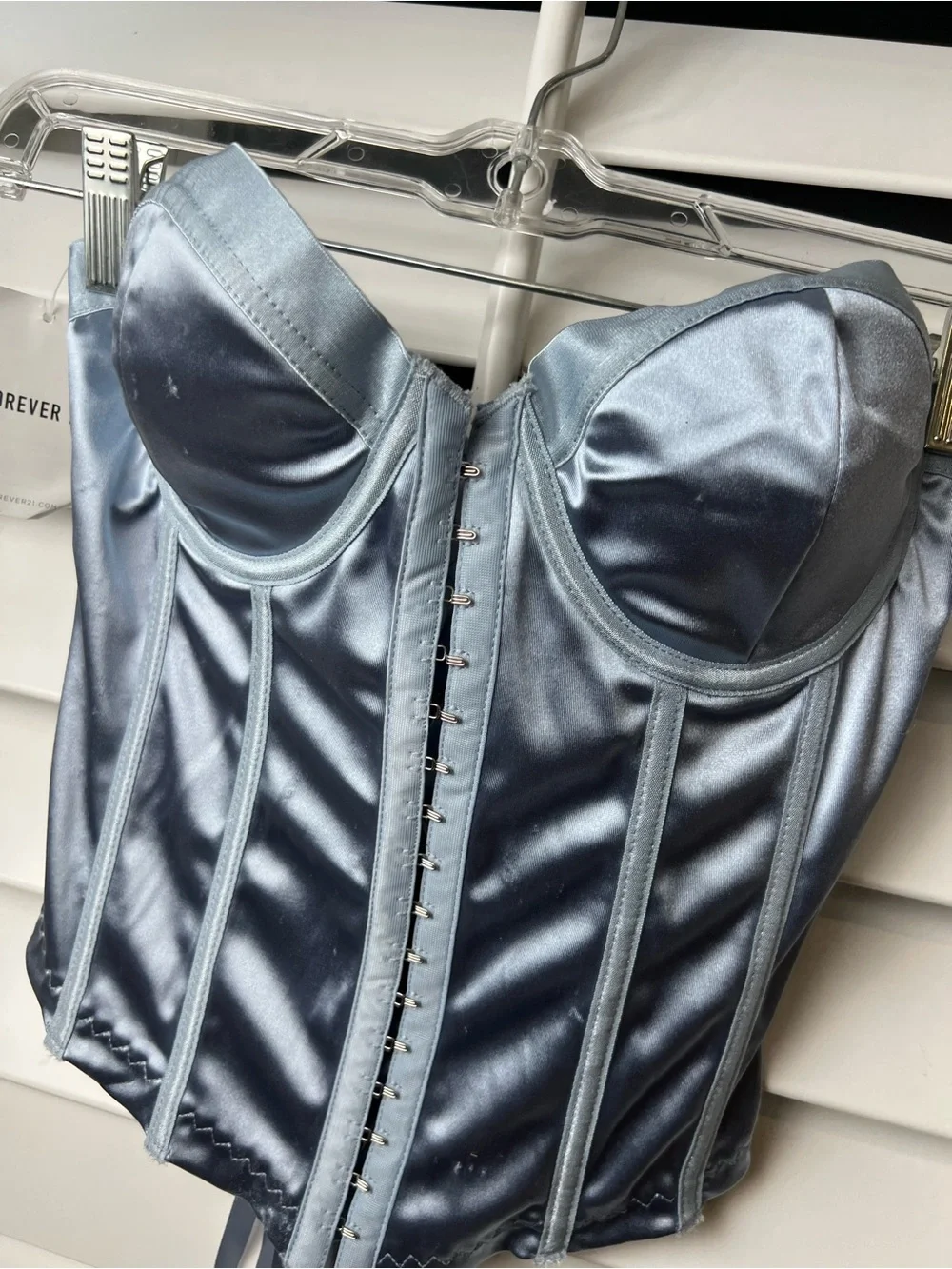 Forever 21 satin corset